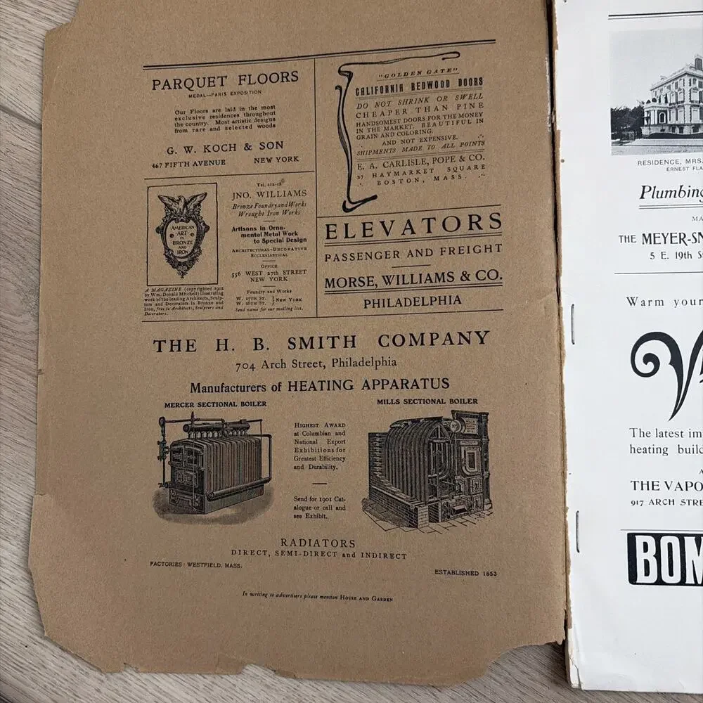 1903 February HOUSE & GARDEN MAGAZINE Architecture, Gardens, Decoration